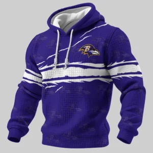 Baltimore Ravens Personalized Waffle Hoodie AMCCLG001540
