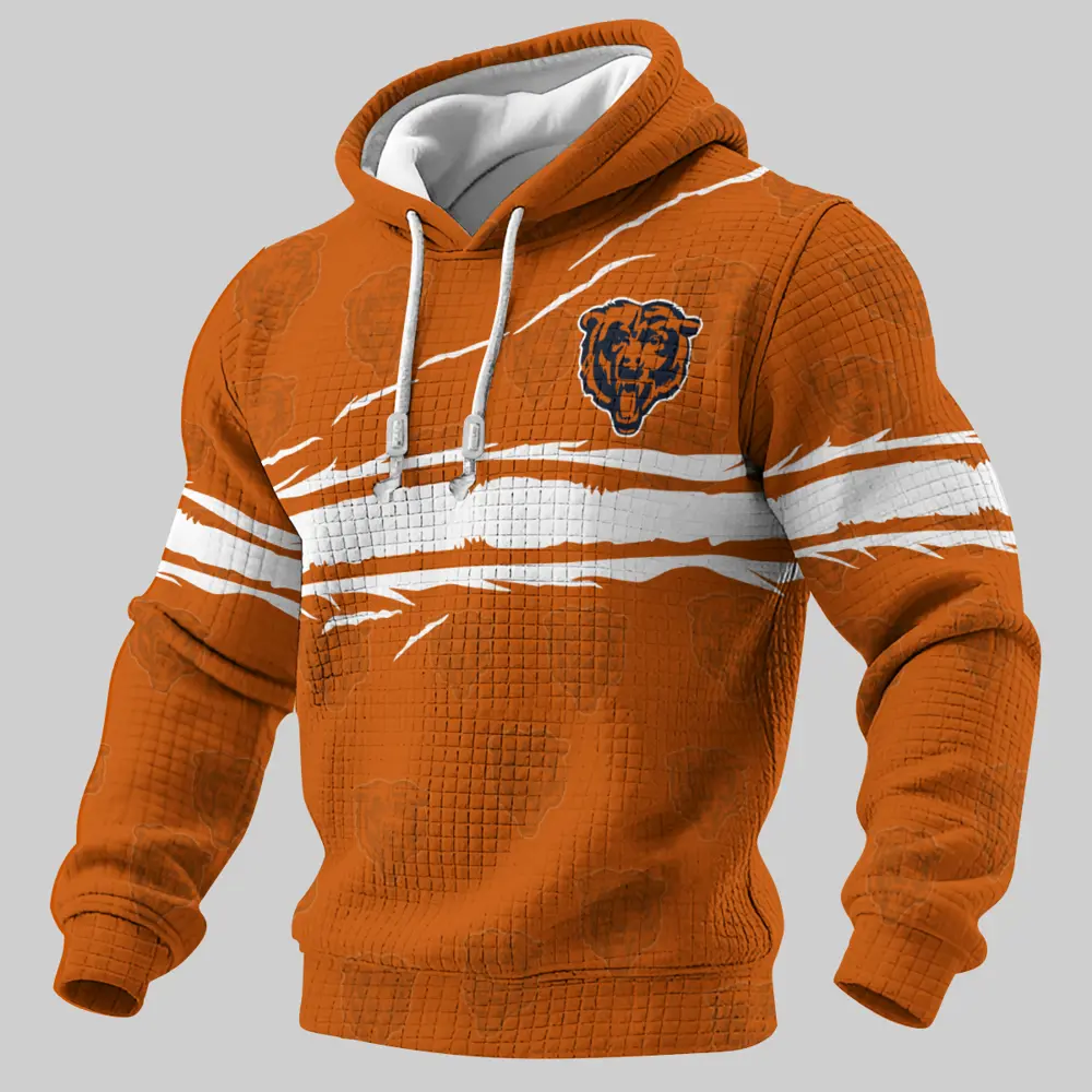 Chicago Bears Personalized Waffle Hoodie AMCCLG001549