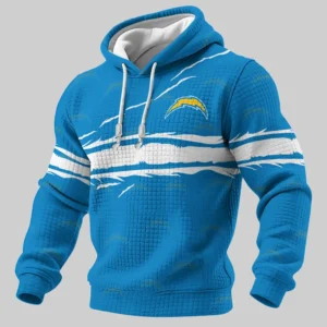 Los Angeles Chargers Personalized Waffle Hoodie AMCCLG001582