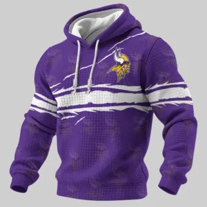 Minnesota Vikings Personalized Waffle Hoodie AMCCLG001591