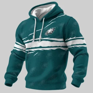 Philadelphia Eagles Personalized Waffle Hoodie AMCCLG001606