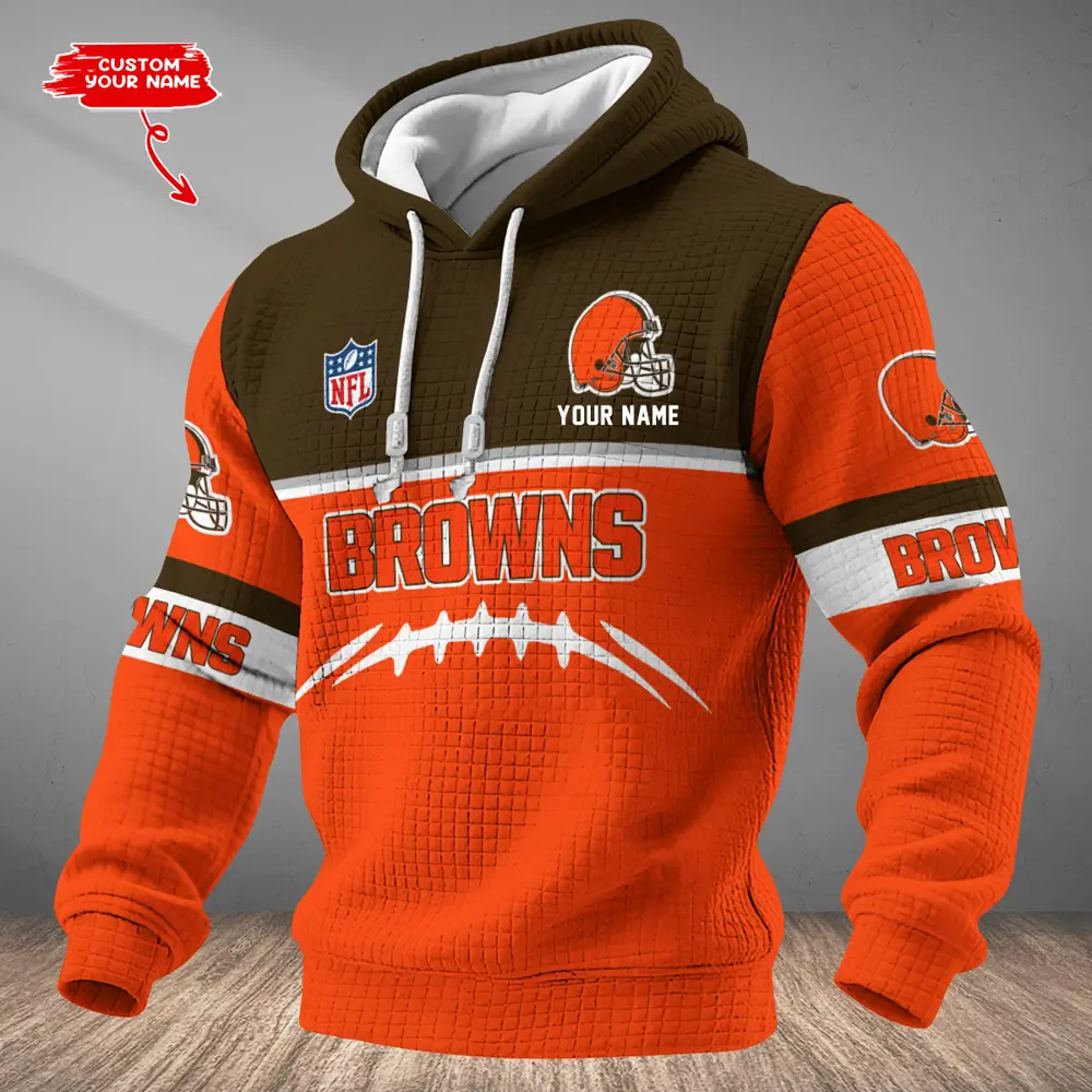 Cleveland Browns Personalized Waffle Hoodie AMCCLG001553