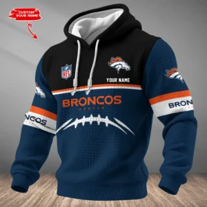 Denver Broncos Personalized Waffle Hoodie AMCCLG001559