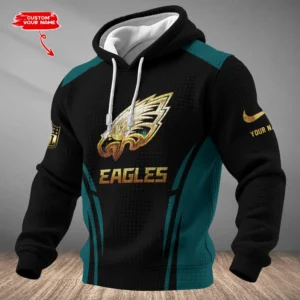 Philadelphia Eagles Personalized Waffle Hoodie AMCCLG001608