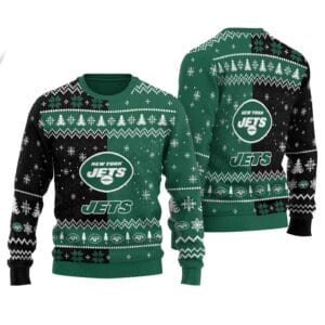 New York Jets Personalized Ugly Christmas Sweater AMCCLG001848