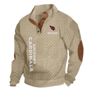 Arizona Cardinals Knitted Stand Collar Sweatshirt AMCCLG001358