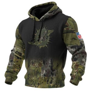 Miami Dolphins Personalized Waffle Hoodie AMCCLG001718