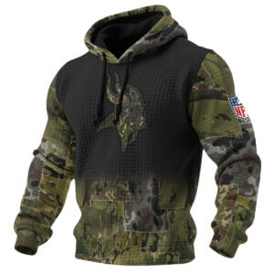 Minnesota Vikings Personalized Waffle Hoodie AMCCLG001720