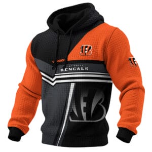 Cincinnati Bengals Personalized Waffle Hoodie AMCCLG001693