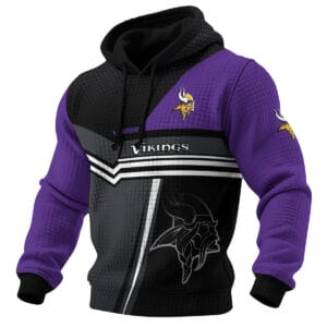 Minnesota Vikings Personalized Waffle Hoodie AMCCLG001721
