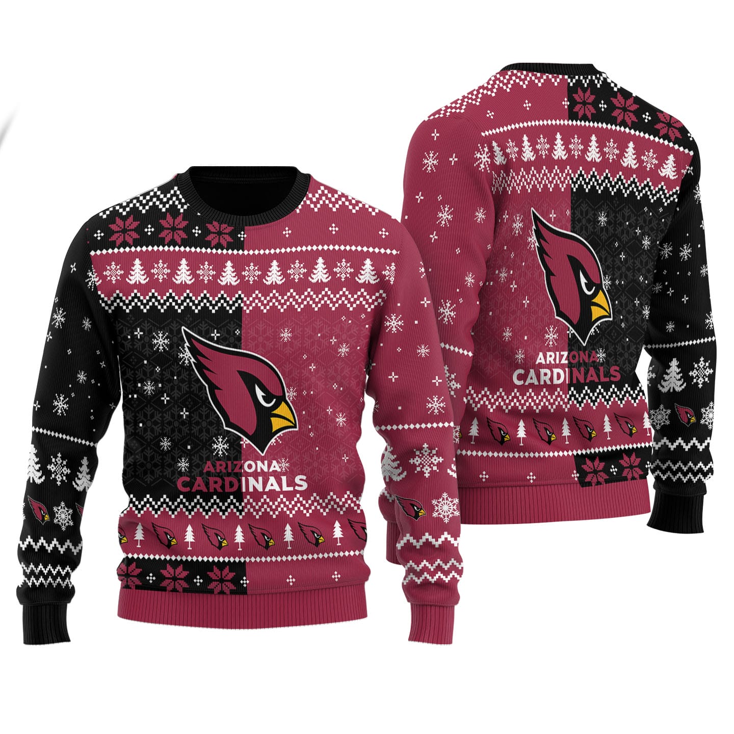Arizona Cardinals Personalized Ugly Christmas Sweater AMCCLG001778