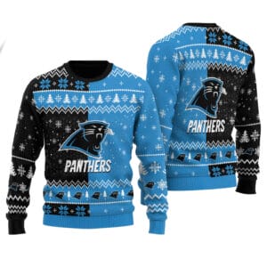 Carolina Panthers Personalized Ugly Christmas Sweater AMCCLG001791