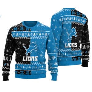 Detroit Lions Personalized Ugly Christmas Sweater AMCCLG001808