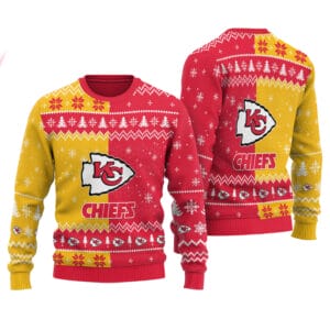 Kansas City Chiefs Personalized Ugly Christmas Sweater AMCCLG001822