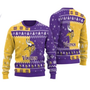 Minnesota Vikings Personalized Ugly Christmas Sweater AMCCLG001838