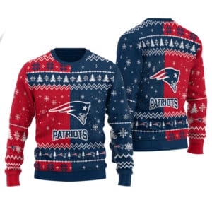 New England Patriots Personalized Ugly Christmas Sweater AMCCLG001840