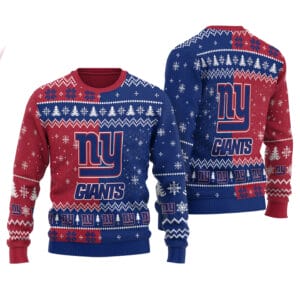 New York Giants Personalized Ugly Christmas Sweater AMCCLG001846
