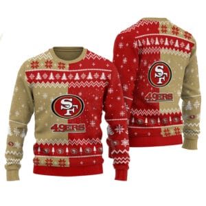San Francisco 49ers Personalized Ugly Christmas Sweater AMCCLG001857