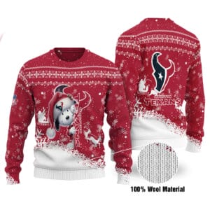 Houston Texans Personalized Ugly Christmas Sweater AMCCLG001813