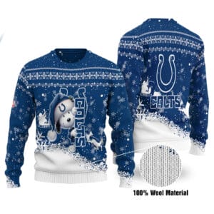 Indianapolis Colts Personalized Ugly Christmas Sweater AMCCLG001818