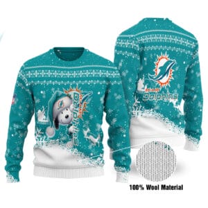 Miami Dolphins Personalized Ugly Christmas Sweater AMCCLG001835