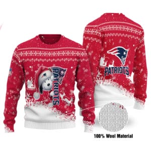 New England Patriots Personalized Ugly Christmas Sweater AMCCLG001841