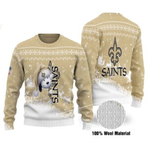 New Orleans Saints Personalized Ugly Christmas Sweater AMCCLG001845