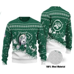 New York Jets Personalized Ugly Christmas Sweater AMCCLG001850