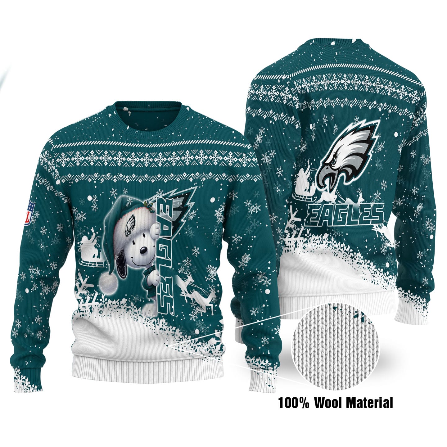 Philadelphia Eagles Personalized Ugly Christmas Sweater AMCCLG001852