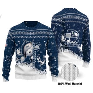 Seattle Seahawks Personalized Ugly Christmas Sweater AMCCLG001861