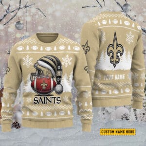 New Orleans Saints Personalized Ugly Christmas Sweater AMCCLG001843