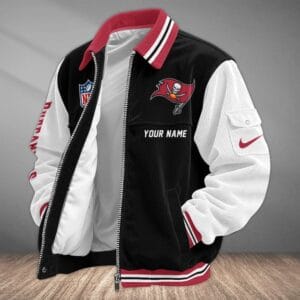 Tampa Bay Buccaneers Personalized Corduroy Bomber Jacket AMCCLG002160