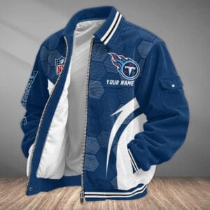 Tennessee Titans Personalized Corduroy Bomber Jacket AMCCLG002170