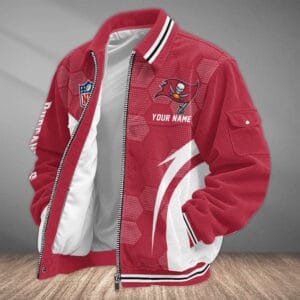 Tampa Bay Buccaneers Personalized Corduroy Bomber Jacket AMCCLG002161