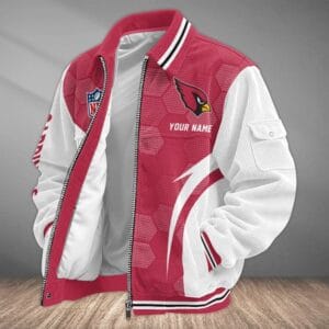 Arizona Cardinals Personalized Corduroy Bomber Jacket AMCCLG001904