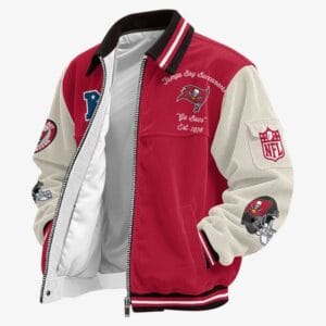 Tampa Bay Buccaneers Personalized Corduroy Bomber Jacket AMCCLG002162
