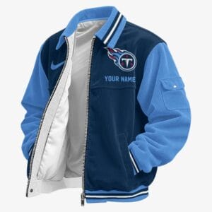 Tennessee Titans Personalized Corduroy Bomber Jacket AMCCLG002171