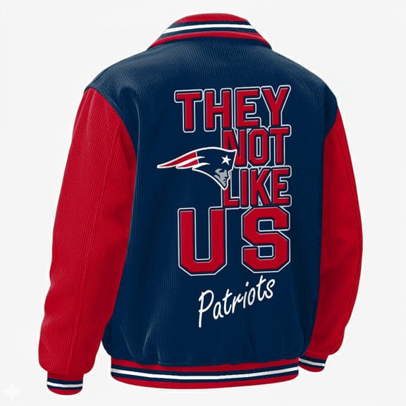 New England Patriots Personalized Corduroy Bomber Jacket AMCCLG002092 - Image 2