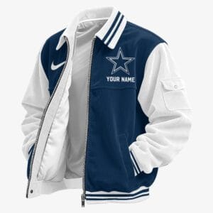 Dallas Cowboys Personalized Corduroy Bomber Jacket AMCCLG001977