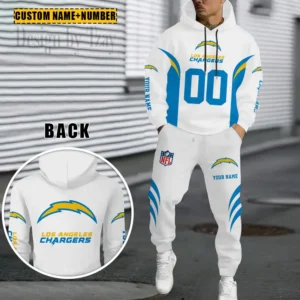 Los Angeles Chargers Custom Any Name Combo Hoodie and Sweatpants AMCCLG002459