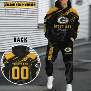 Green Bay Packers Custom Any Name Combo Hoodie and Sweatpants AMCCLG002451