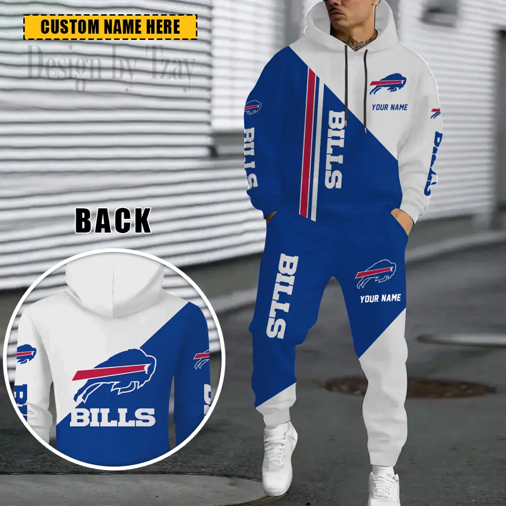 Buffalo Bills Custom Any Name Combo Hoodie and Sweatpants AMCCLG002432