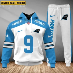 Carolina Panthers Custom Any Name Combo Hoodie and Sweatpants AMCCLG002400