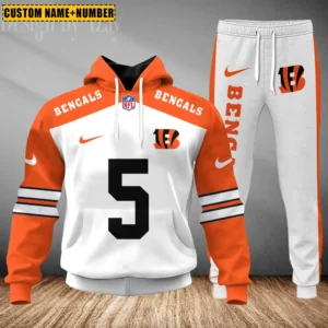 Cincinnati Bengals Custom Any Name Combo Hoodie and Sweatpants AMCCLG002402