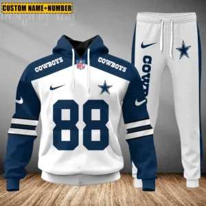 Dallas Cowboys Custom Any Name Combo Hoodie and Sweatpants AMCCLG002404