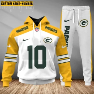Green Bay Packers Custom Any Name Combo Hoodie and Sweatpants AMCCLG002407