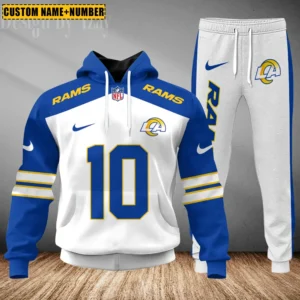 Los Angeles Rams Custom Any Name Combo Hoodie and Sweatpants AMCCLG002463