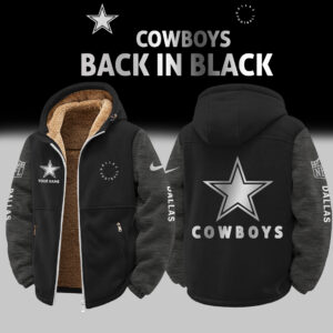 Dallas Cowboys Customized Any Name Zip-Up Velvet Jacket Gift for Fans AMCCLG002501