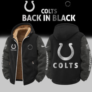 Indianapolis Colts Customized Any Name Zip-Up Velvet Jacket Gift for Fans AMCCLG002518