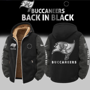 Tampa Bay Buccaneers Customized Any Name Zip-Up Velvet Jacket Gift for Fans AMCCLG002527